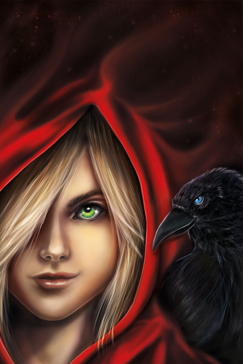 Illustration - Rouge Sang et Noir Corbeau